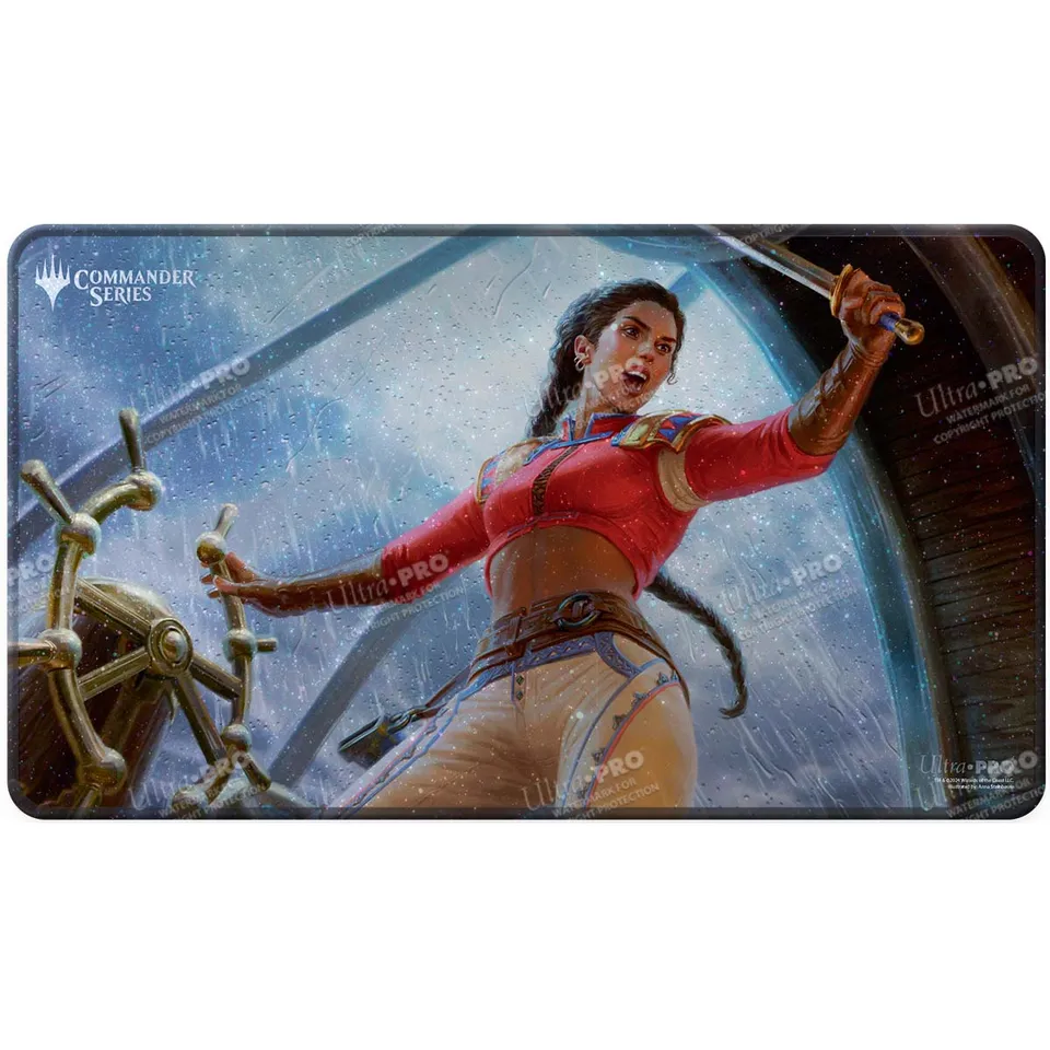 ultra-pro-commander-series-3-enemy-sisay-holofoil-standard-gaming-playmat-f-r-ma image 1