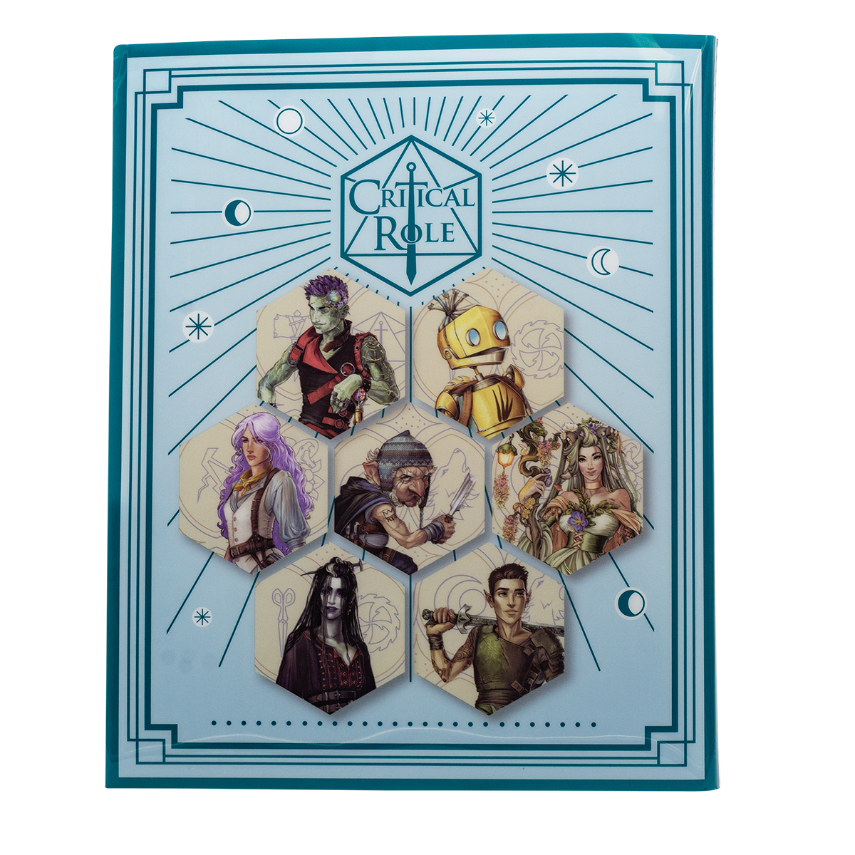 ultra-pro-critical-role-rpg-folio-bells-hells-chetney-pock-o-pea-mit-stickern image 4