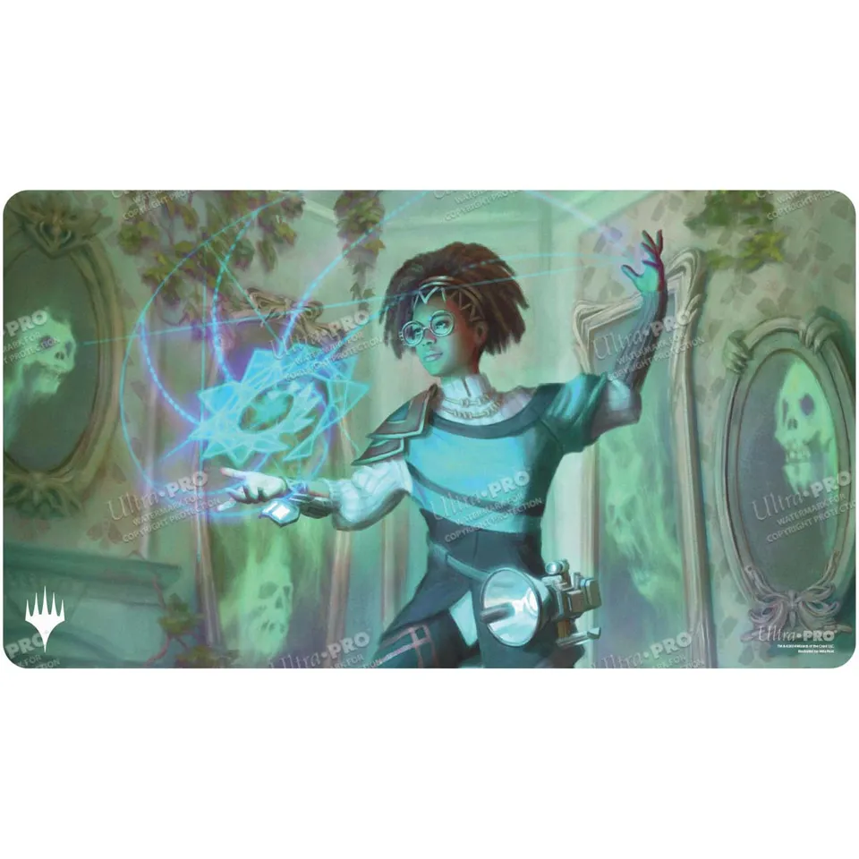 ultra-pro-duskmourn-zimone-mystery-unraveler-commander-standard-playmat-f-r-magi image 1