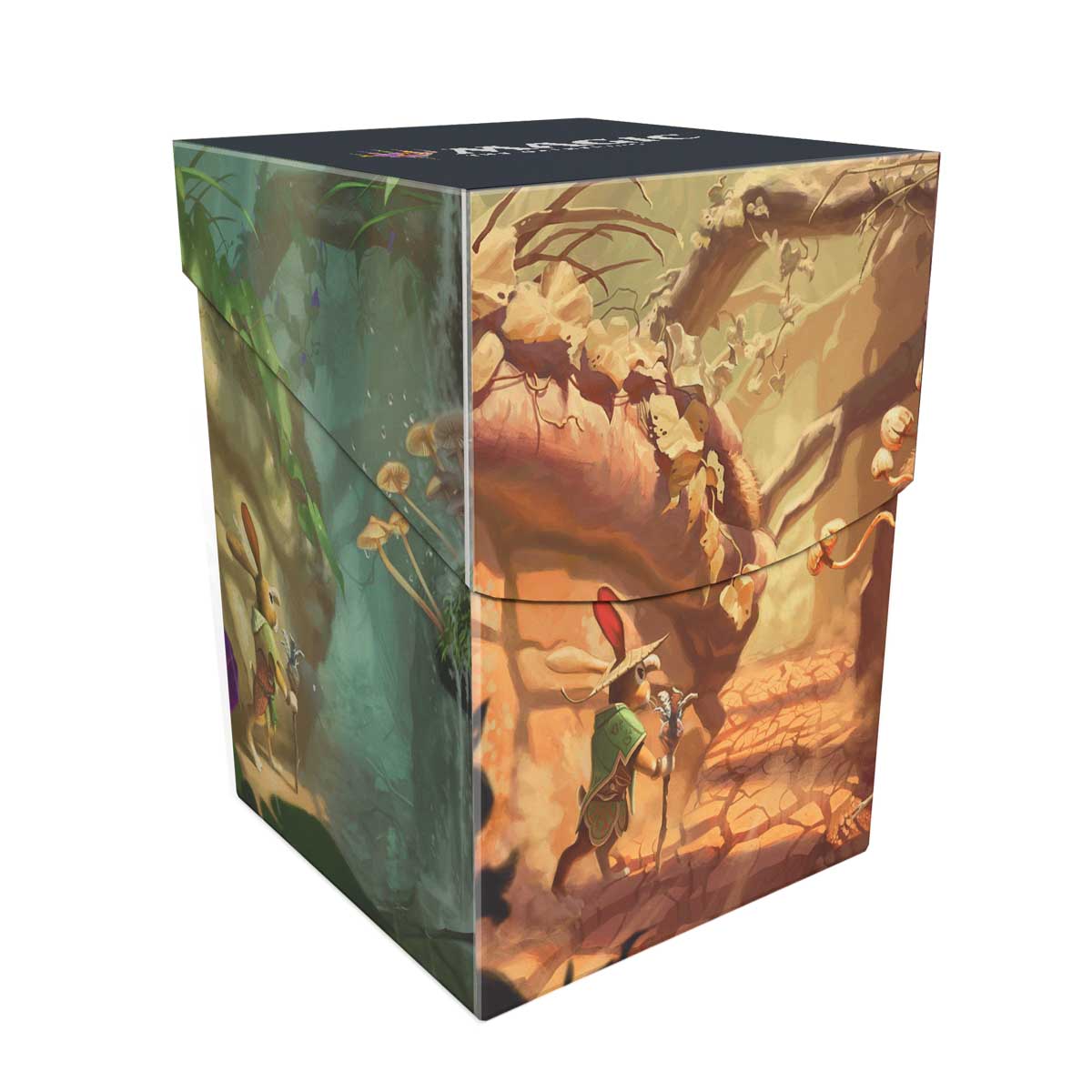 ultra-pro-100-deck-box-bloomburrow-season-lands-forest-summer-gr-n-f-r-magic-the image 2