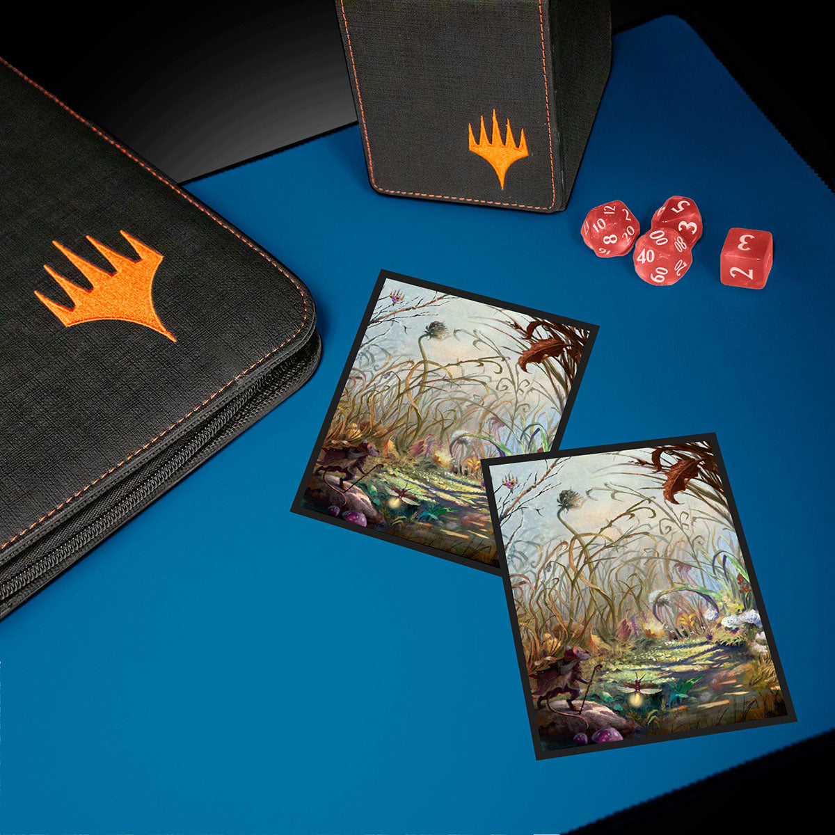 ultra-pro-deck-protector-sleeves-100ct-magic-bloomburrow-season-lands-plains-sum image 2