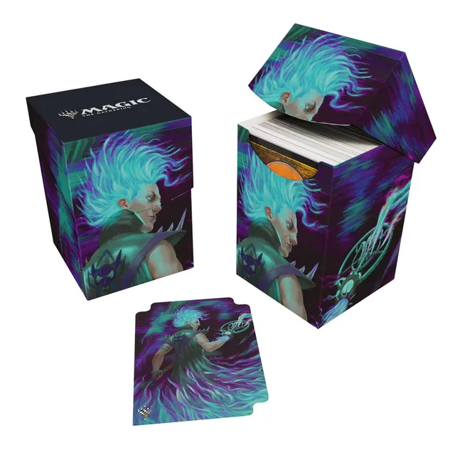 ultra-pro-aetherdrift-winter-cursed-rider-100-deck-box-f-r-magic-the-gathering image 1