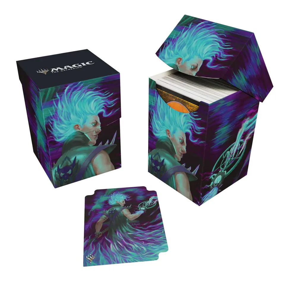 ultra-pro-aetherdrift-winter-cursed-rider-100-deck-box-f-r-magic-the-gathering image 1