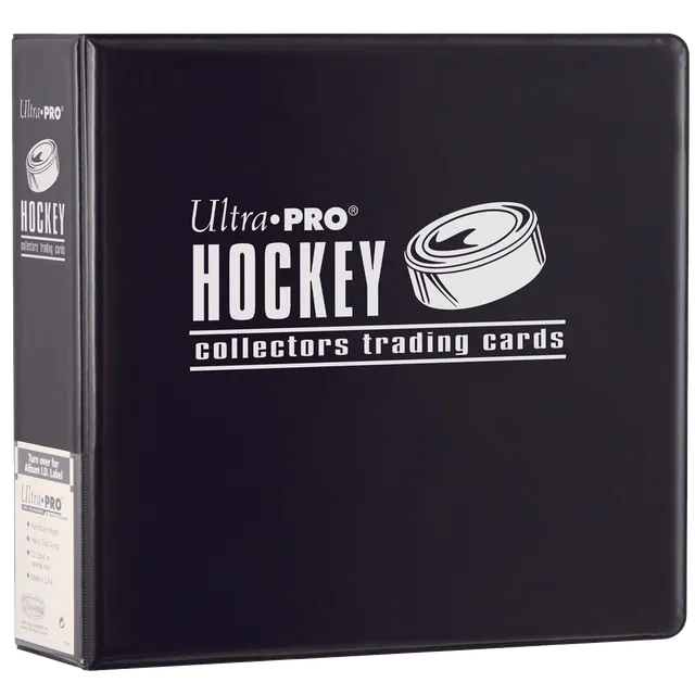 ultra-pro-3-hockey-trading-card-album-sammelordner-schwarz image 1