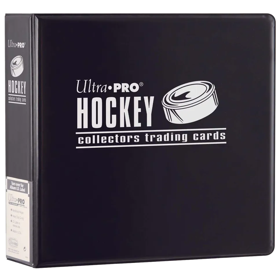 ultra-pro-3-hockey-trading-card-album-sammelordner-schwarz image 1