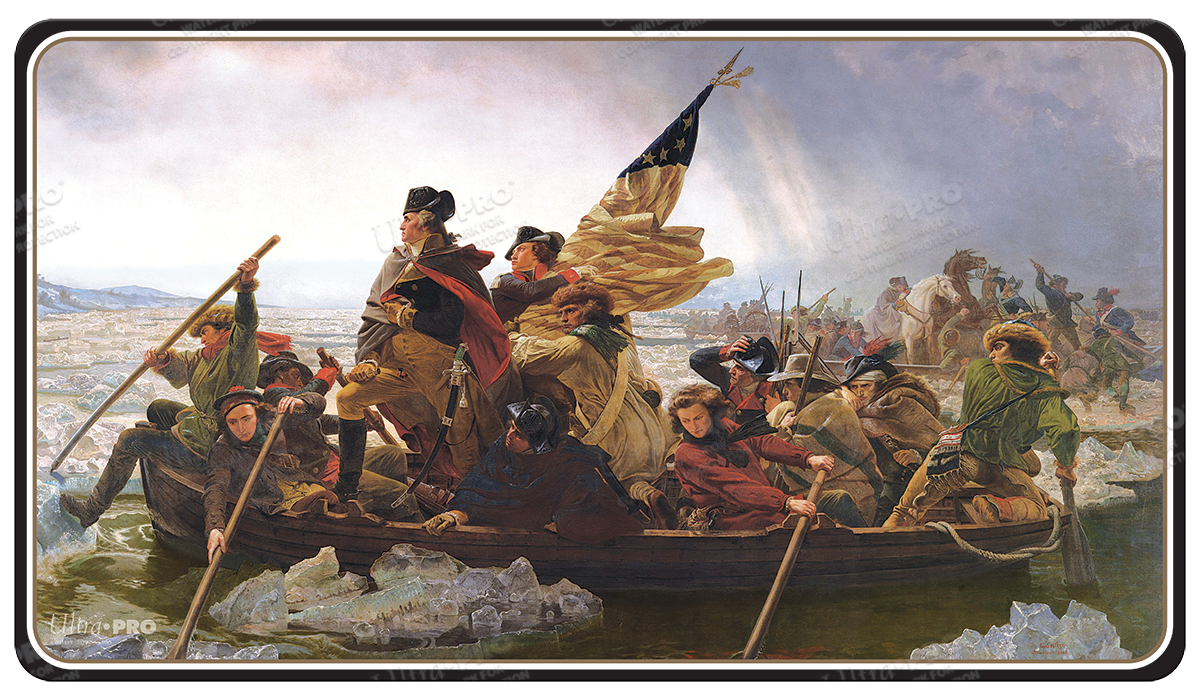 ultra-pro-fine-art-washington-crossing-the-delaware-standard-playmat-von-emanuel image 1