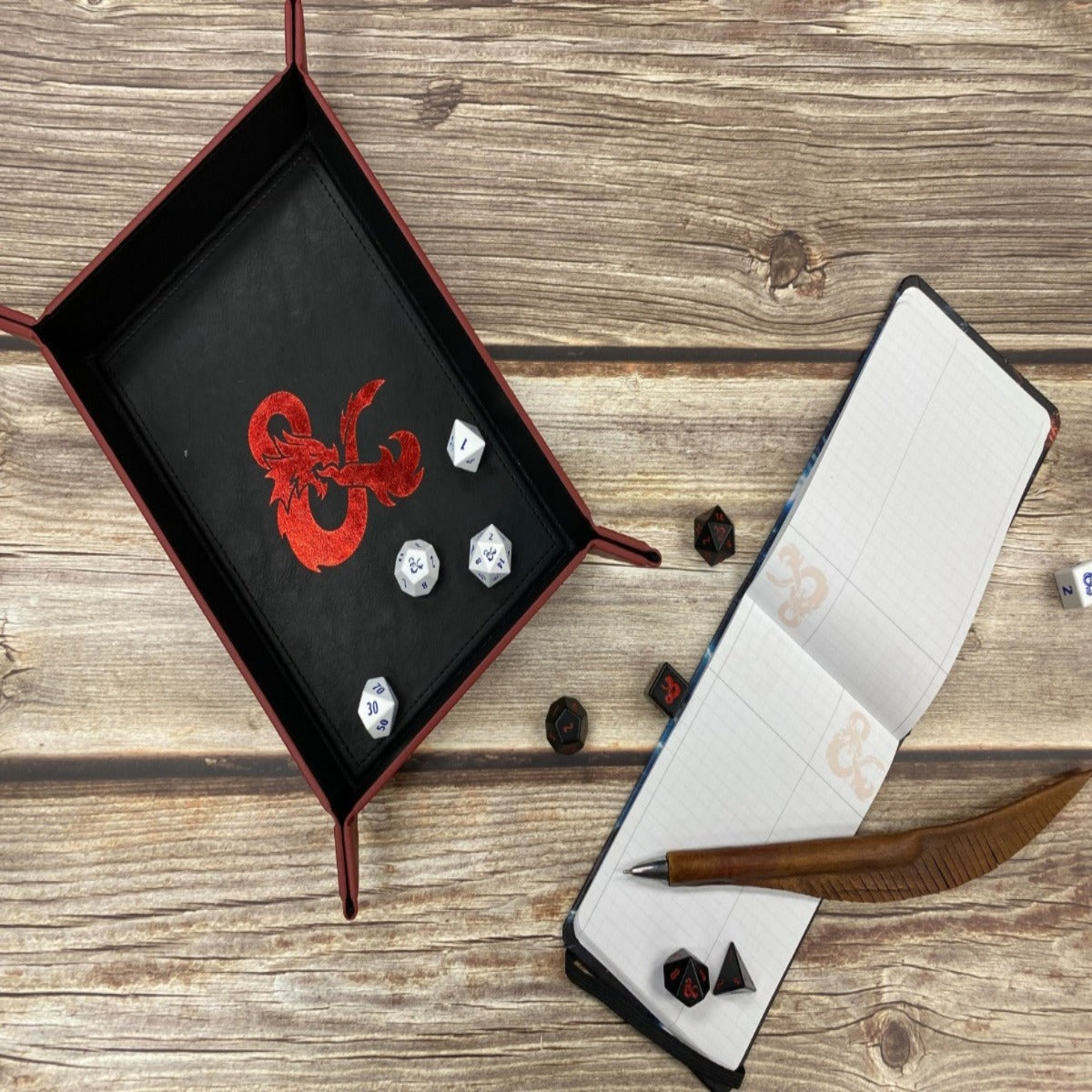 ultra-pro-dungeons-dragons-faltbare-w-rfelschale-w-rfeltablett-schwarz image 5