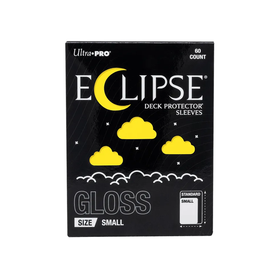 ultra-pro-eclipse-gloss-small-deck-protector-sleeves-lemon-yellow-60ct image 1
