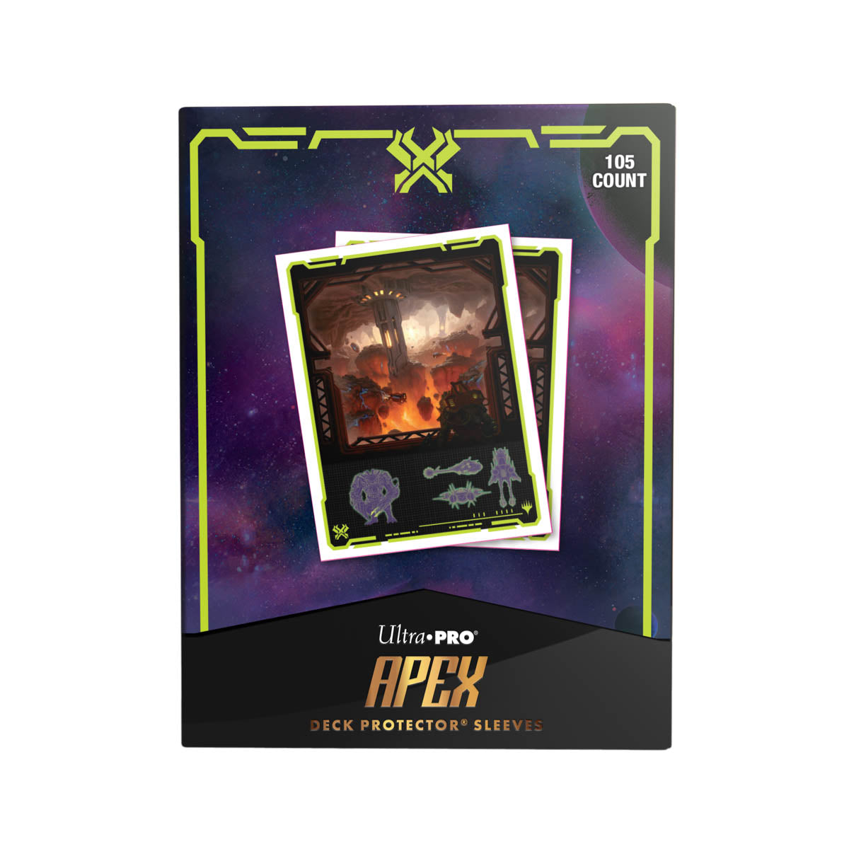 ultra-pro-edge-of-eternities-kavaron-memorial-world-105ct-apex-deck-protector-sl image 4