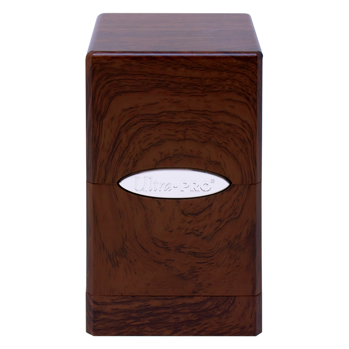 ultra-pro-satin-tower-deck-box-forest-oak image 2