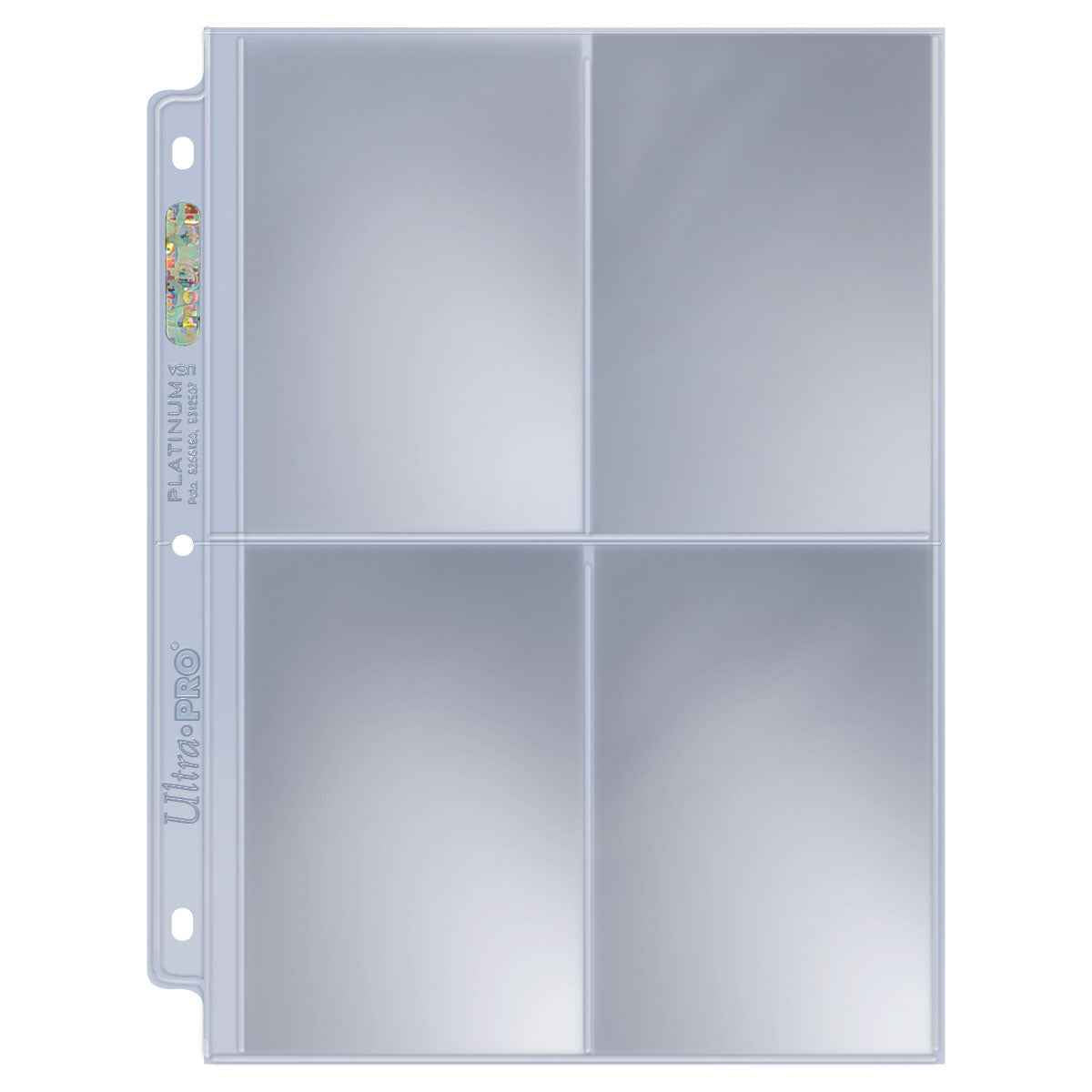 ultra-pro-platinum-series-4-pocket-seiten-25ct-f-r-3-5-x-5-karten image 3