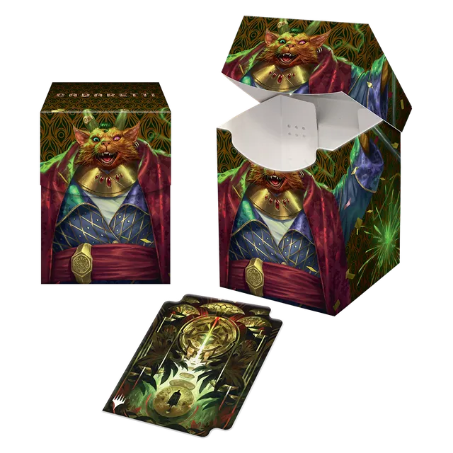 ultra-pro-streets-of-new-capenna-100-deck-box-jetmir-cabaretti-f-r-magic-the-gat image 1