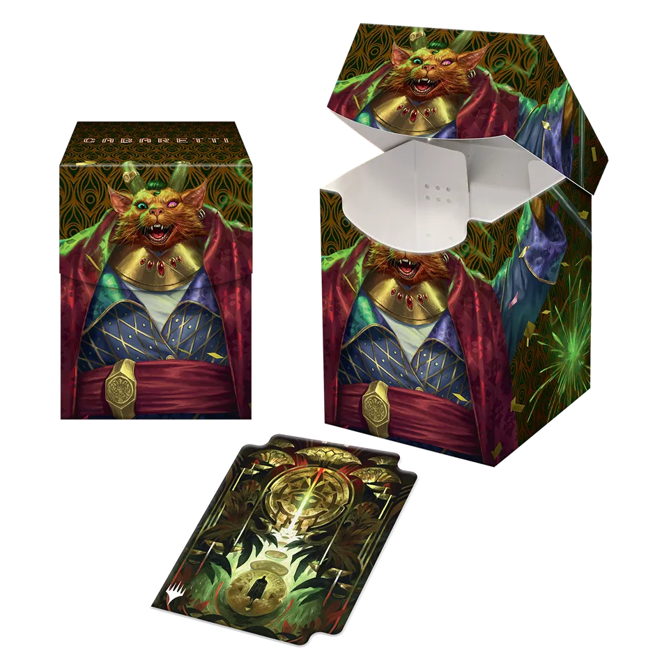 ultra-pro-streets-of-new-capenna-100-deck-box-jetmir-cabaretti-f-r-magic-the-gat image 1