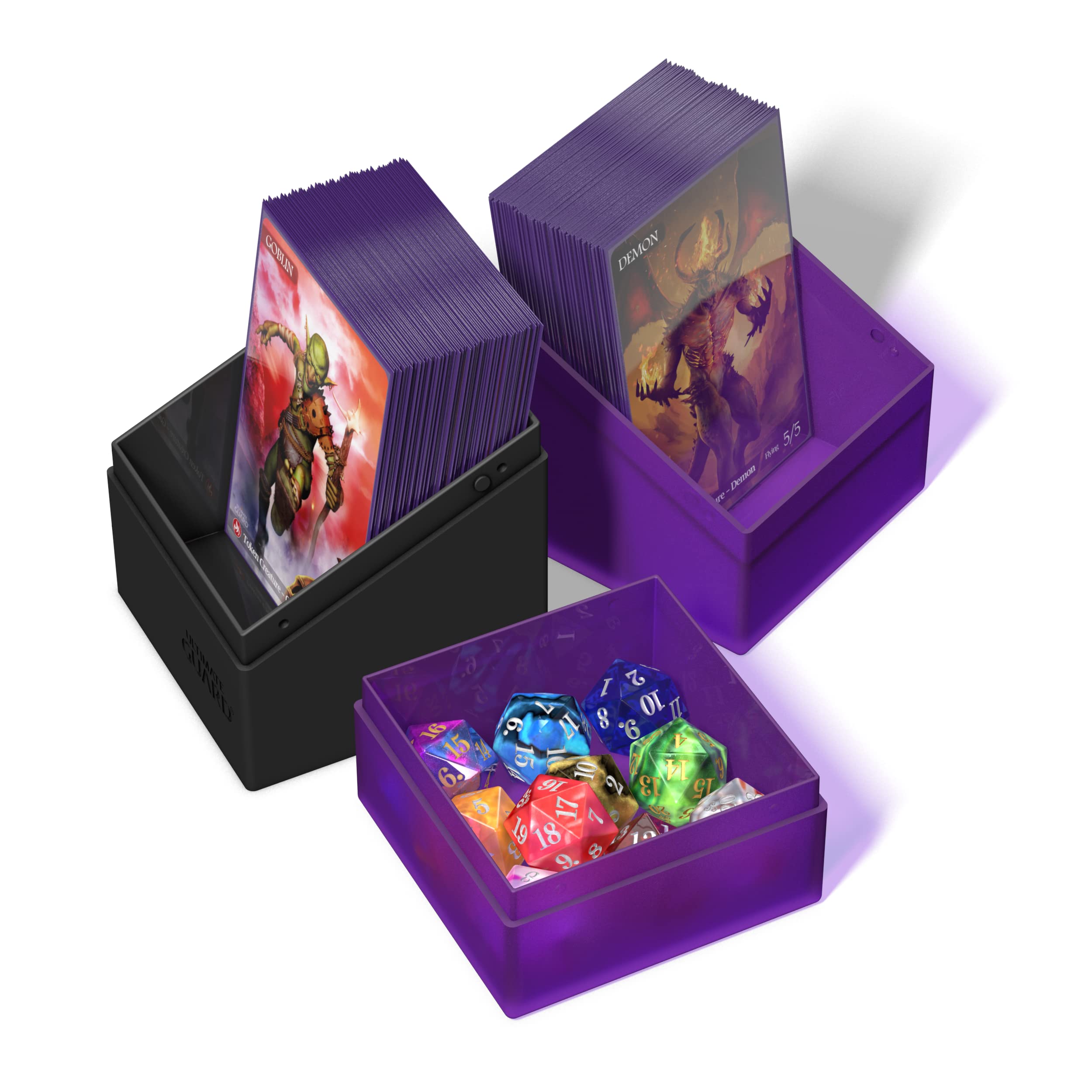 ultimate-guard-boulder-n-tray-100-deck-box-angel-transparent image 6
