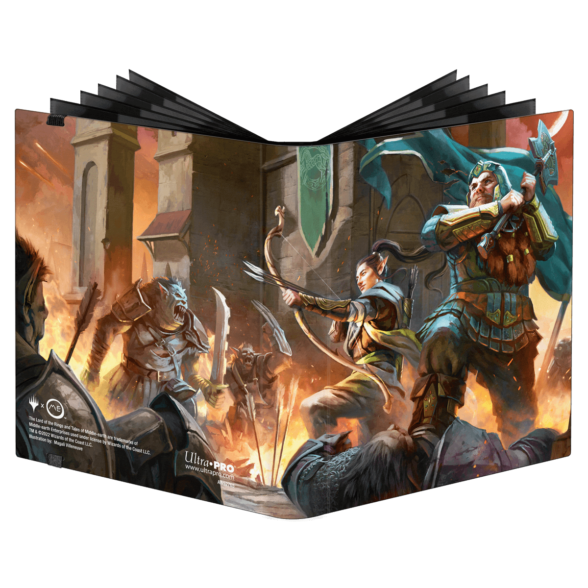ultra-pro-herr-der-ringe-legolas-gimli-4-pocket-pro-binder-f-r-magic-the-gatheri image 1