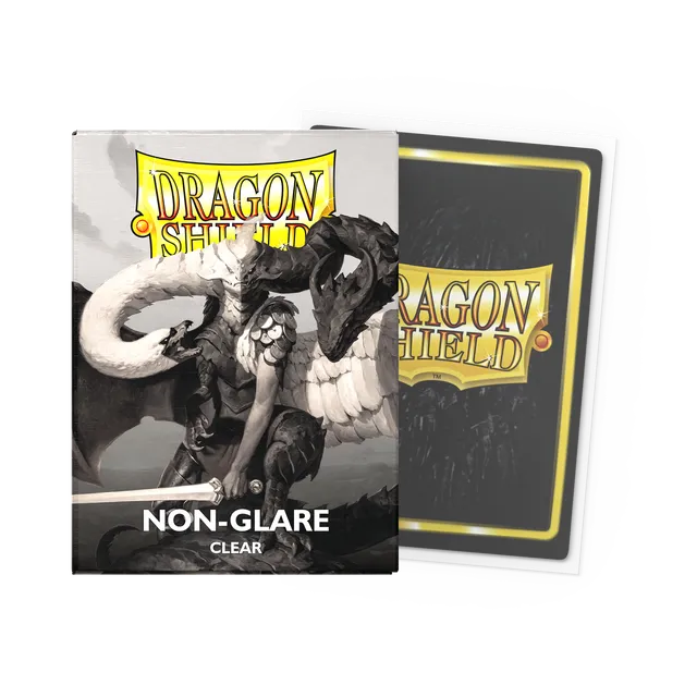 dragon-shield-clear-non-glare-matte-sleeves-standard image 1