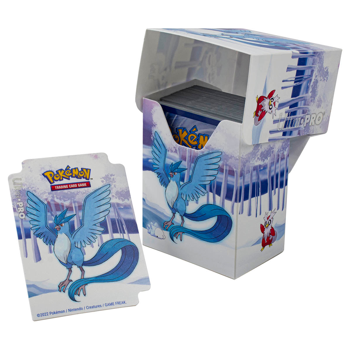 ultra-pro-gallery-series-frosted-forest-full-view-deck-box-f-r-pok-mon image 2