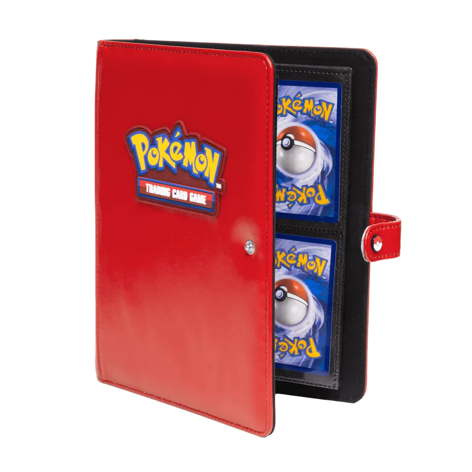 ultra-pro-premium-red-4-pocket-snap-binder-f-r-pok-mon-160-karten image 1