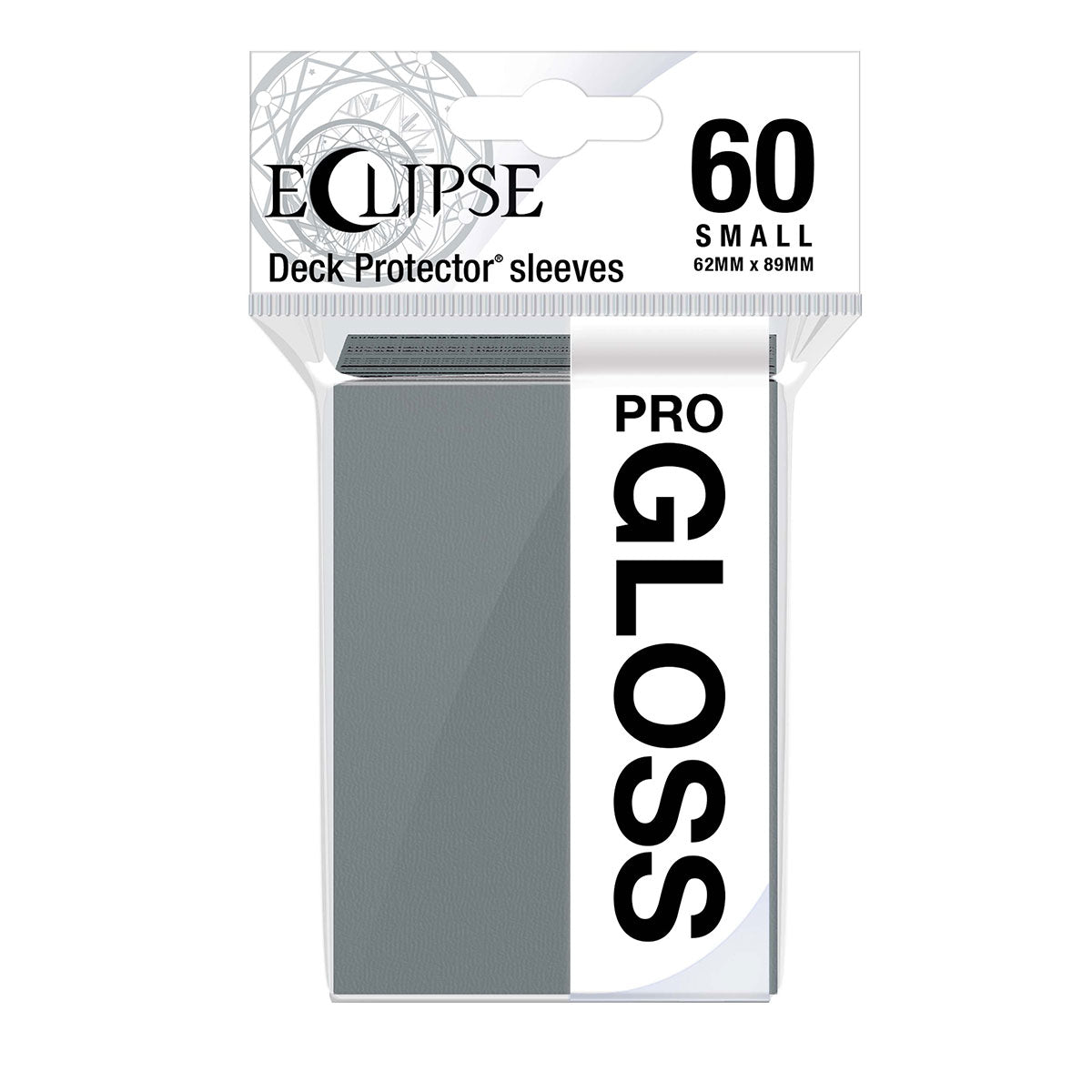 ultra-pro-eclipse-gloss-small-deck-protector-sleeves-60ct-smoke-grey image 1