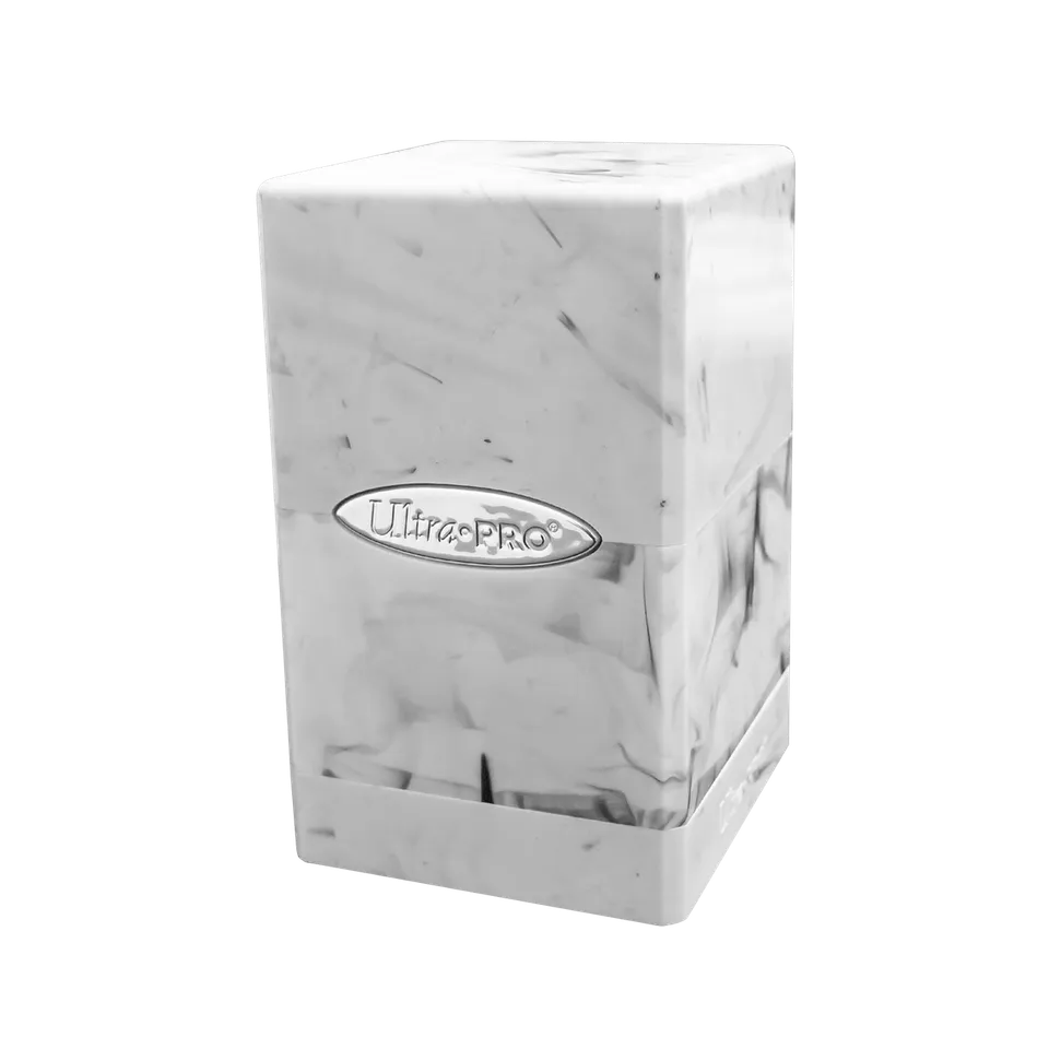 ultra-pro-marble-satin-tower-deck-box-black-white-f-r-100-karten image 1