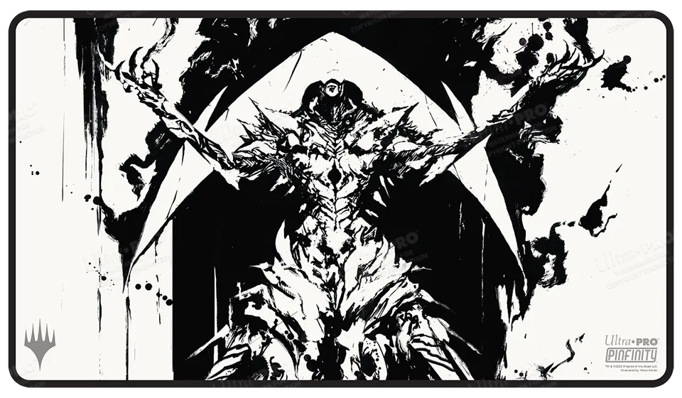 ultra-pro-march-of-the-machine-elesh-norn-black-stitched-playmat-standard-f-r-ma image 1