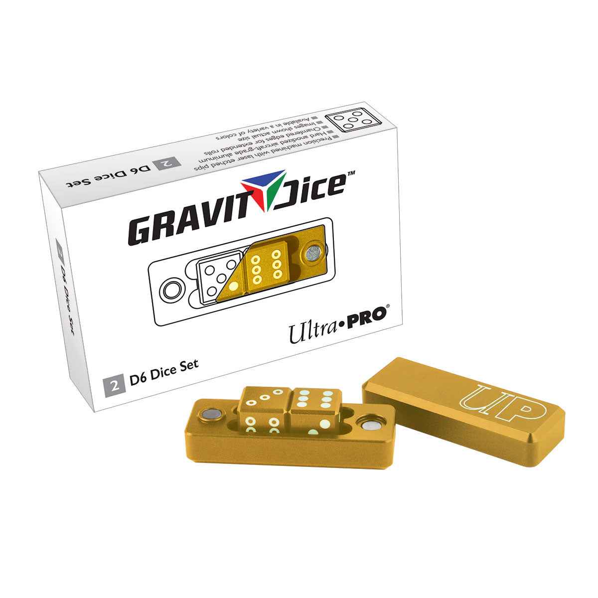 ultra-pro-gravity-dice-precision-d6-w-rfelset-aus-aluminium image 2