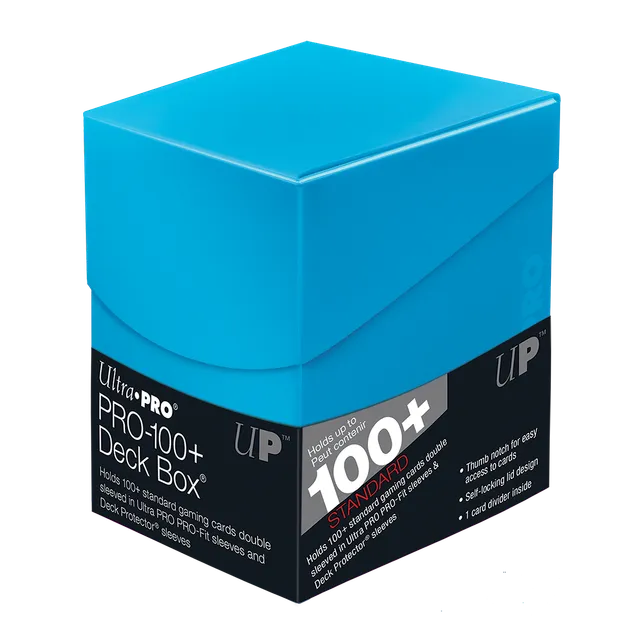 ultra-pro-eclipse-pro-100-deck-box-sky-blue image 1