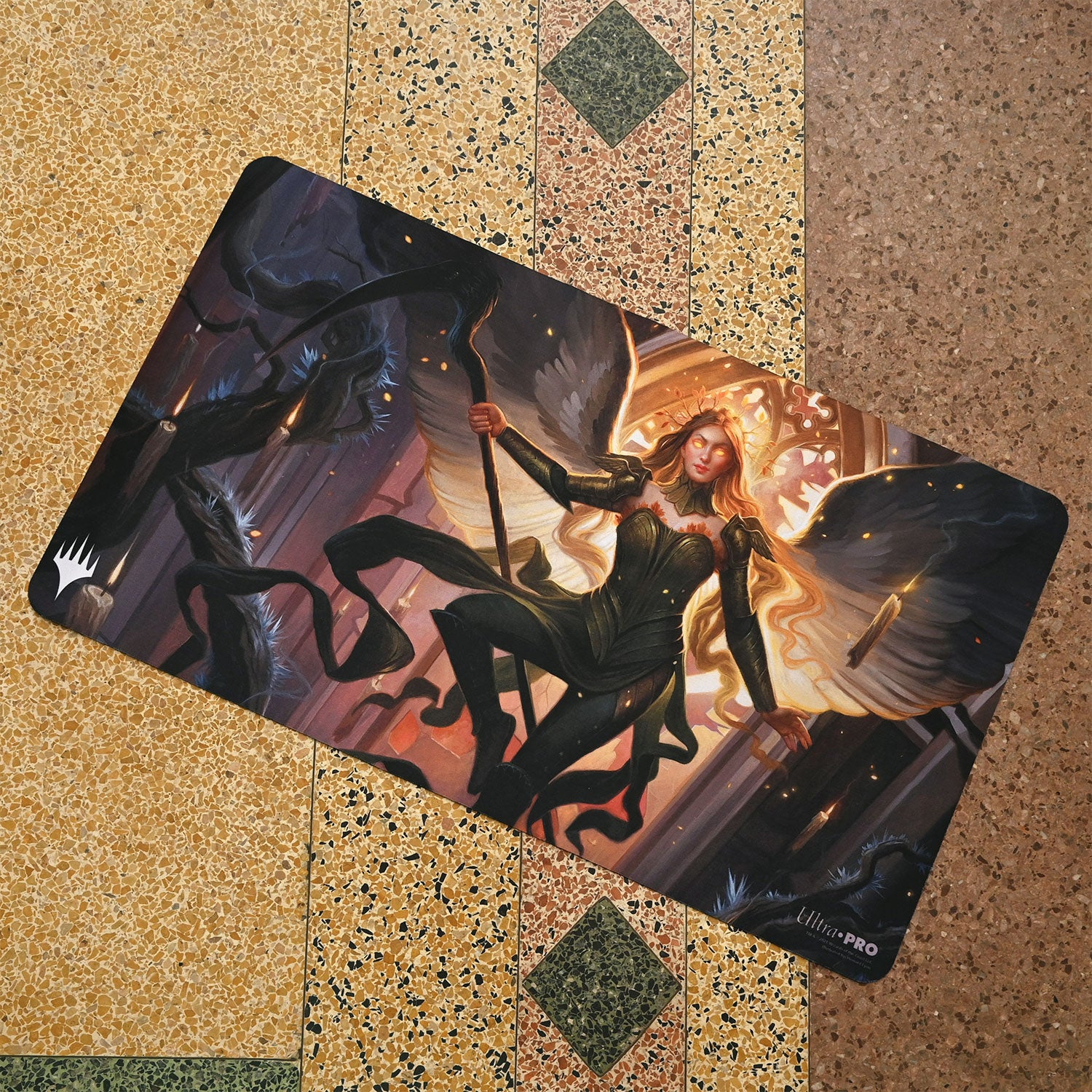 ultra-pro-magic-the-gathering-innistrad-midnight-hunt-sigarda-playmat image 2