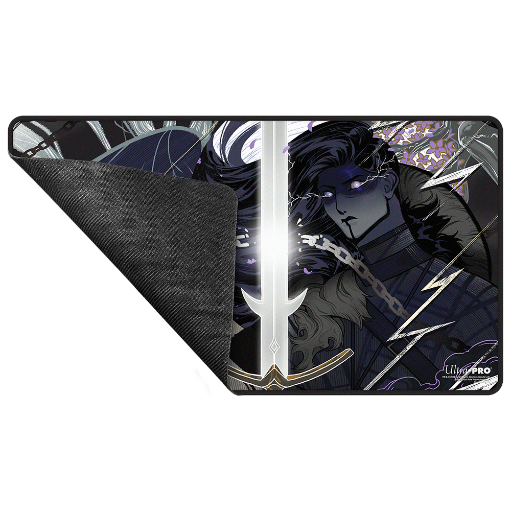 ultra-pro-critical-role-mighty-nein-yasha-nydoorin-playmat-black-stitched-61-x-3 image 3