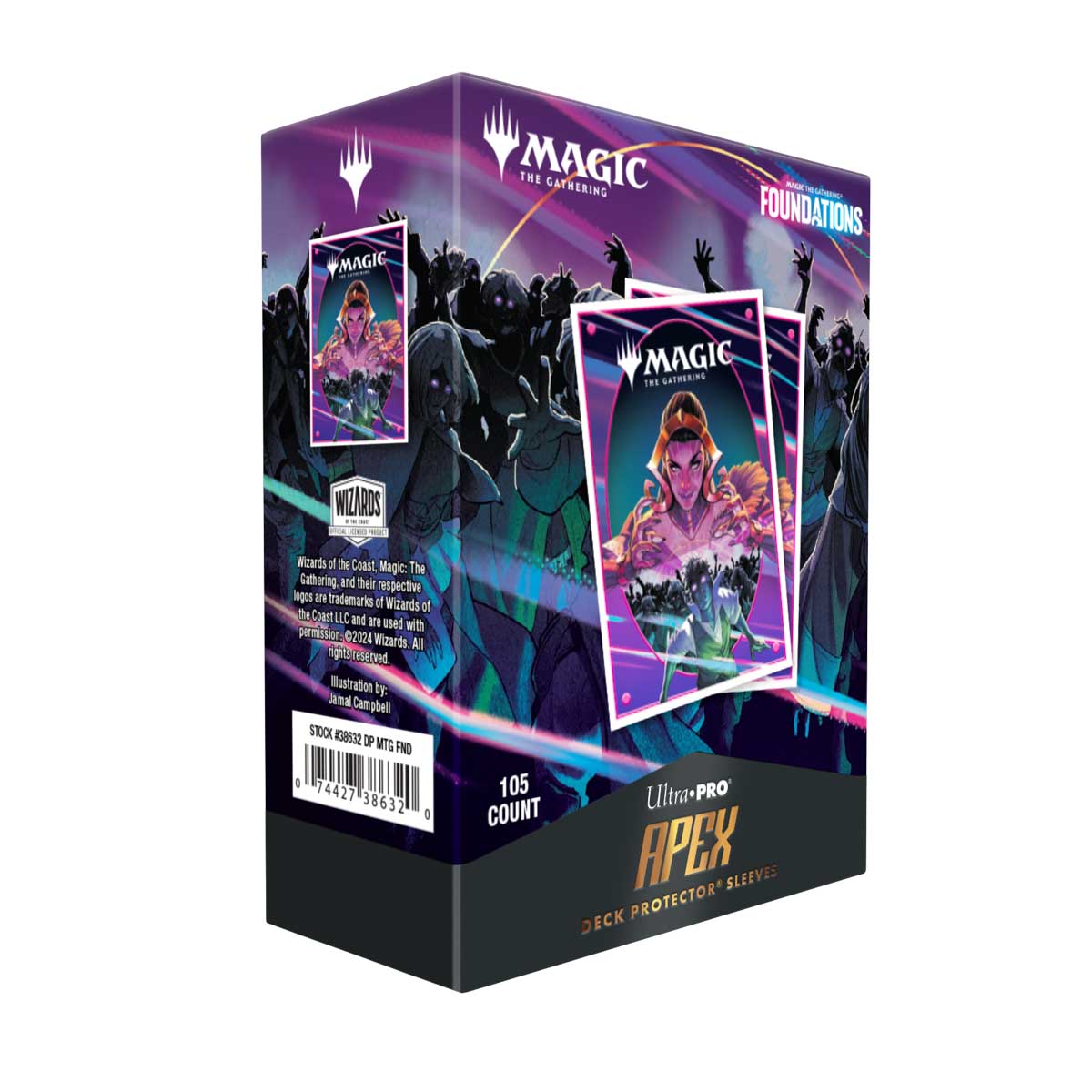 ultra-pro-apex-liliana-105ct-sleeves-foundations-magic-the-gathering image 3