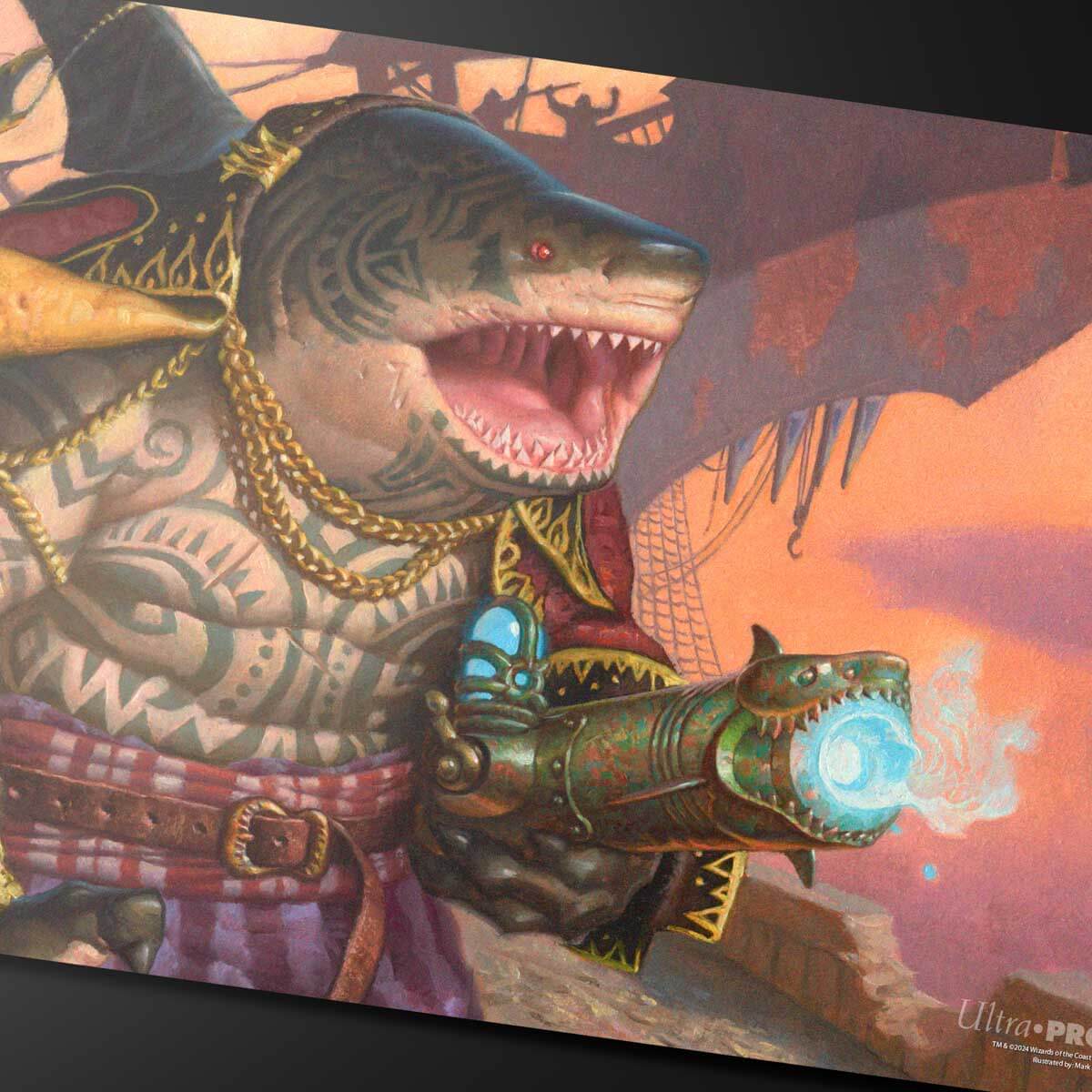 ultra-pro-magic-the-gathering-aetherdrift-captain-howler-playmat image 2