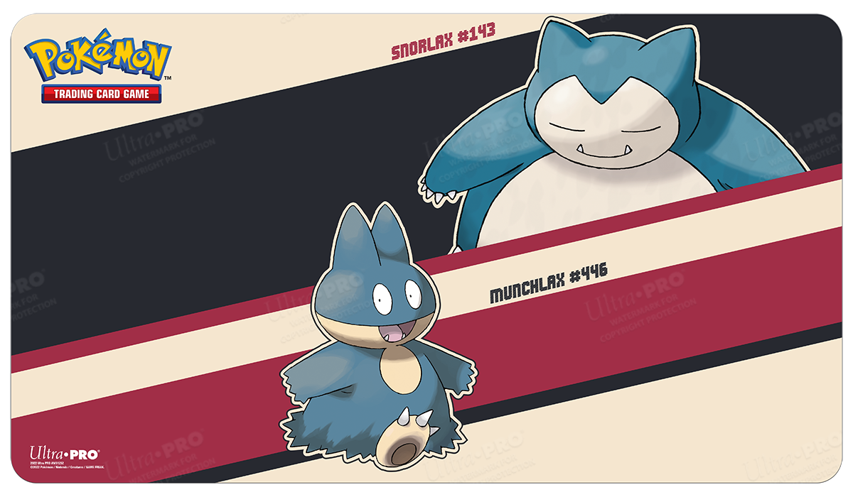 ultra-pro-snorlax-and-munchlax-standard-gaming-playmat-mousepad-f-r-pokemon image 1