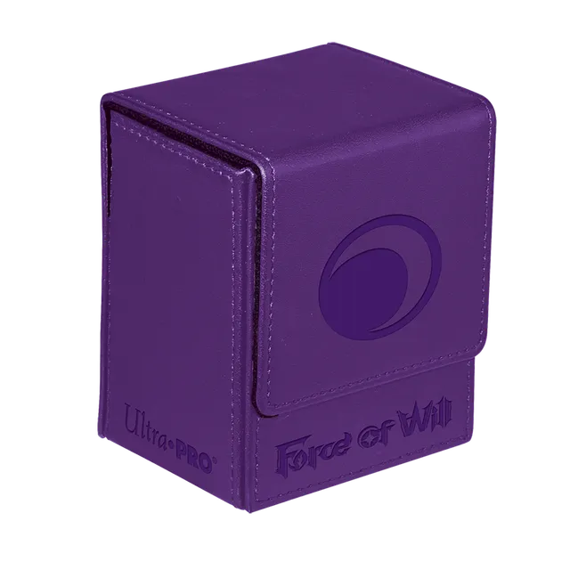 ultra-pro-darkness-magic-stone-flip-deck-box-f-r-force-of-will-lila image 1