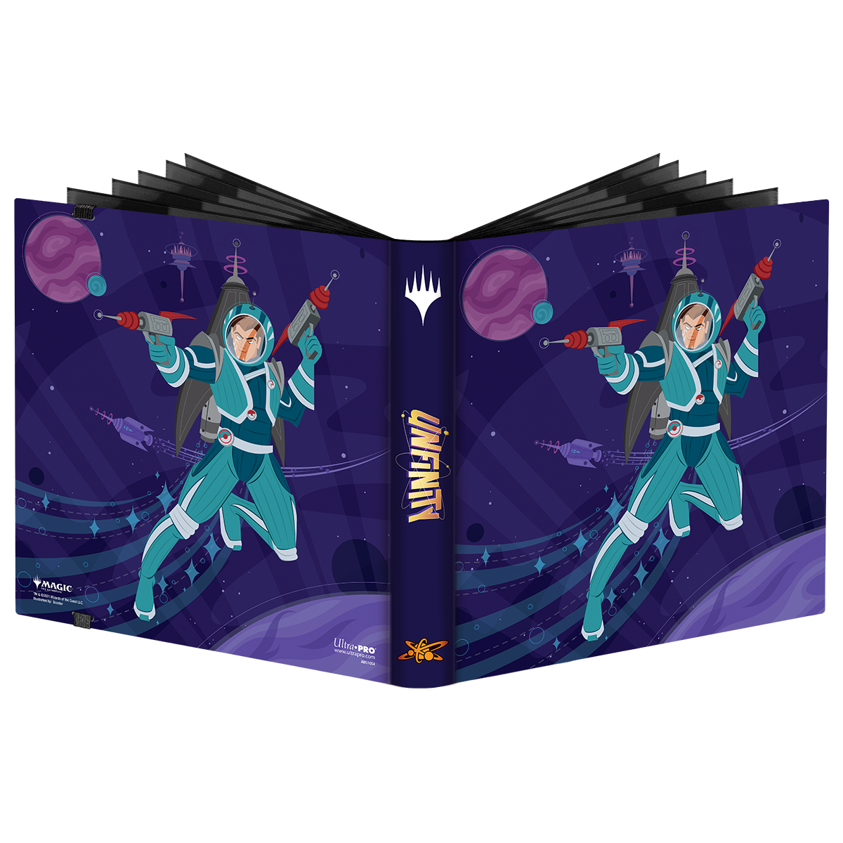 ultra-pro-magic-the-gathering-unfinity-space-beleren-12-pocket-pro-binder image 1