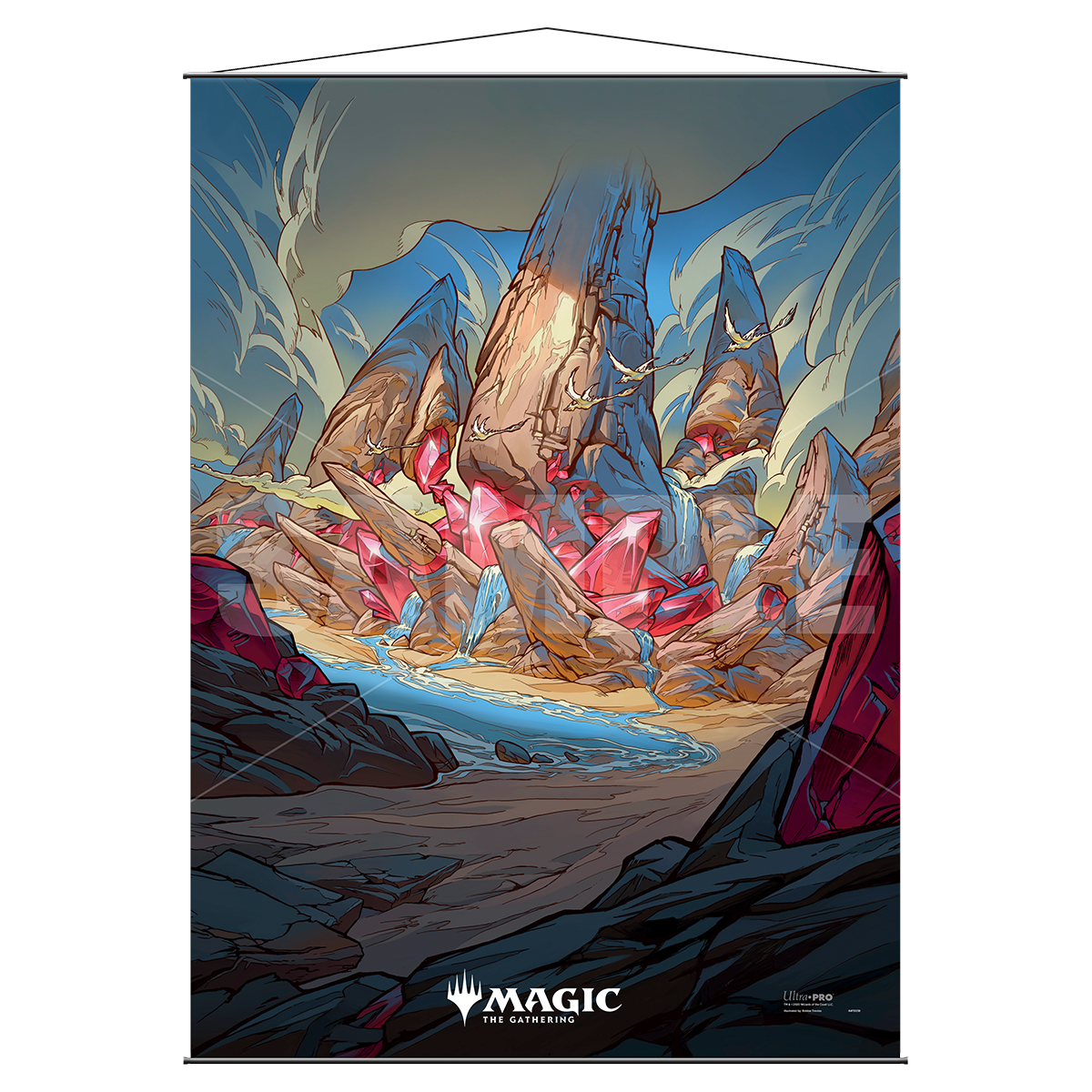 ultra-pro-ikoria-lair-of-behemoths-wall-scroll-raugrin-triome-magic-the-gatherin image 1