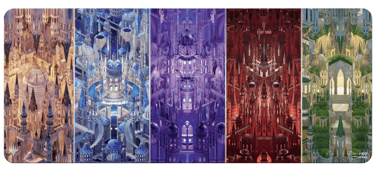 ultra-pro-murders-at-karlov-manor-impossible-lands-6ft-table-playmat-f-r-magic-t image 1
