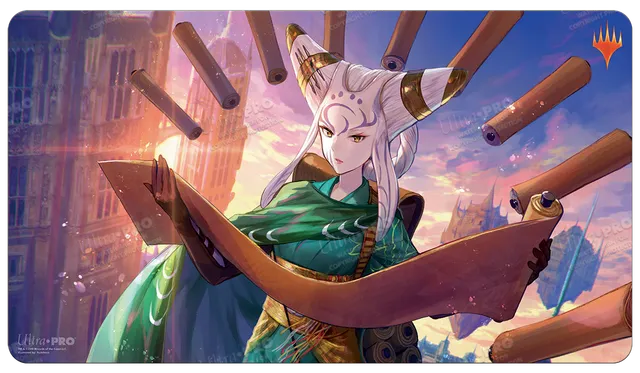 ultra-pro-war-of-the-spark-tamiyo-alt-art-standard-playmat-f-r-magic-the-gatheri image 1