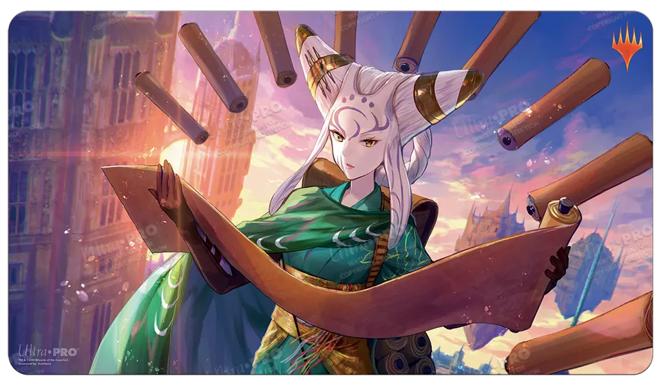 ultra-pro-war-of-the-spark-tamiyo-alt-art-standard-playmat-f-r-magic-the-gatheri image 1