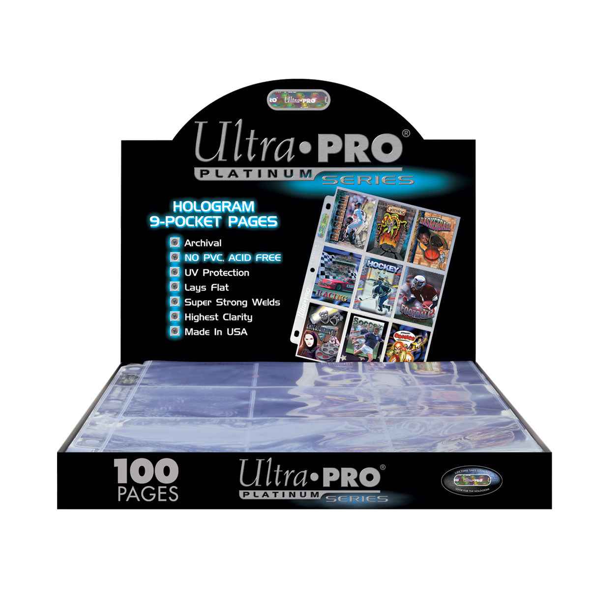 ultra-pro-platinum-series-9-pocket-pages-100er-pack-sammelh-llen-f-r-karten-und- image 2