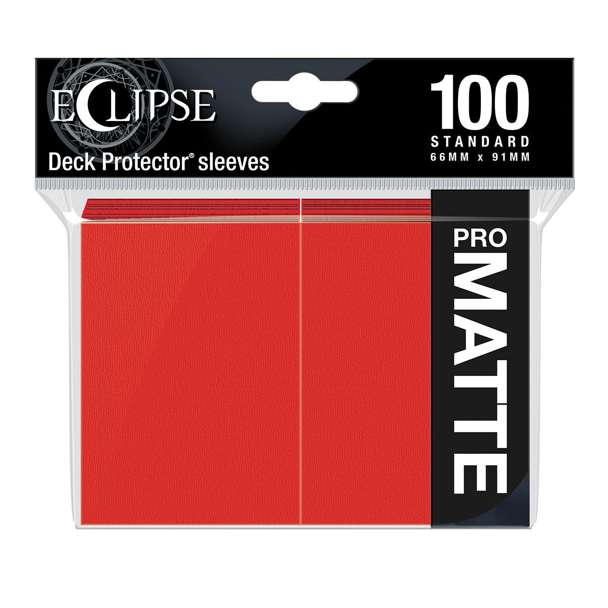 ultra-pro-eclipse-matte-standard-deck-protector-sleeves-100ct-apple-red image 1