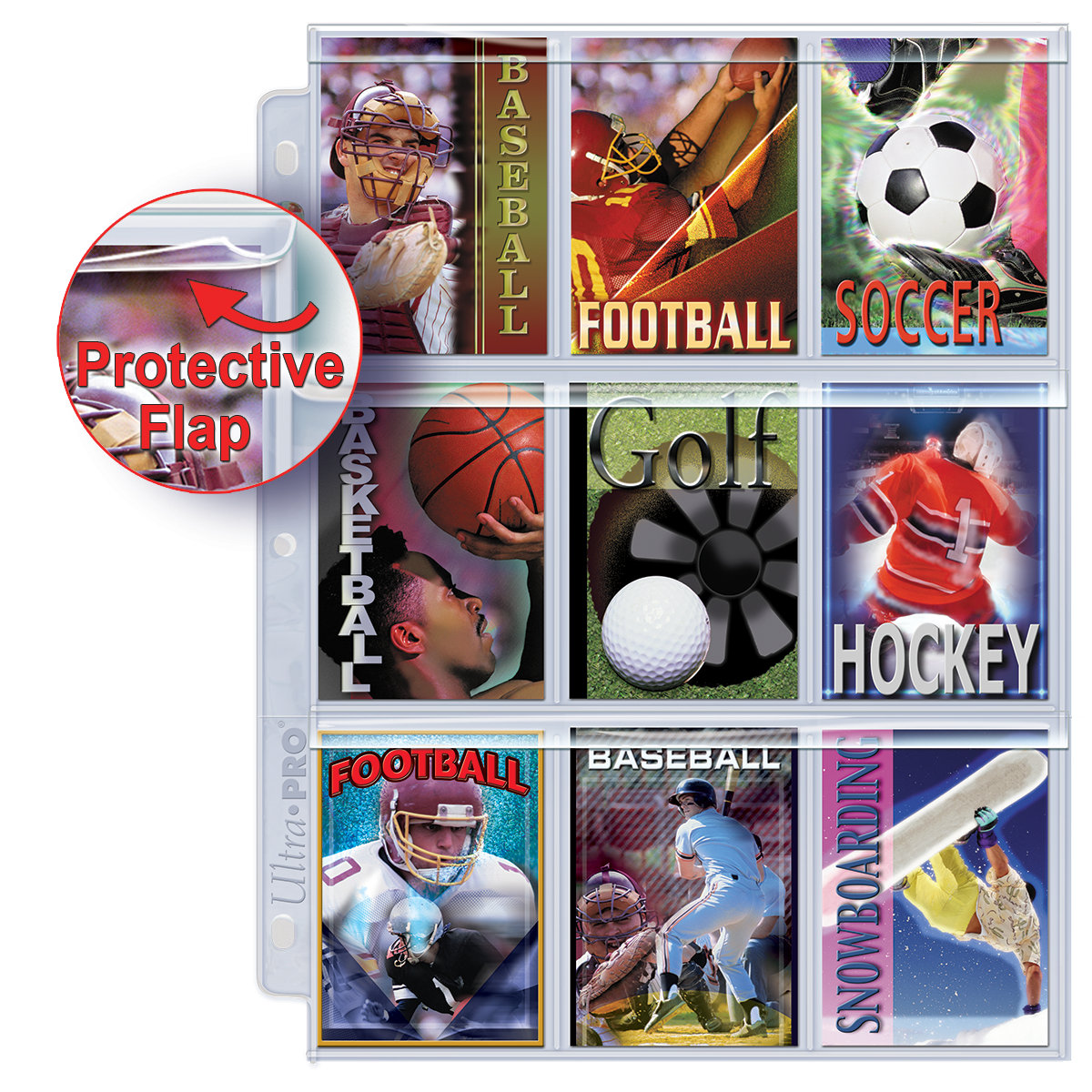 ultra-pro-premium-series-9-pocket-secure-pages-100ct-f-r-standard-karten image 2