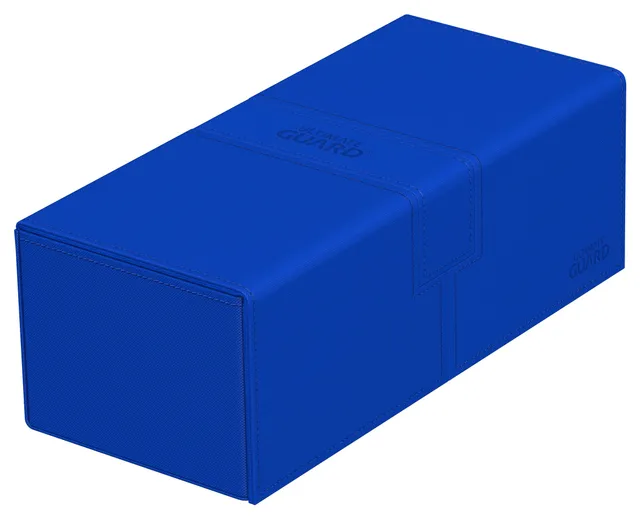ultimate-guard-twin-flip-n-tray-266-xenoskin-blau-deck-box image 1