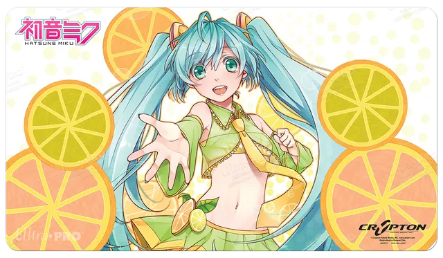 ultra-pro-hatsune-miku-summertime-standard-playmat-gaming-mousepad-24-x-13-5 image 1