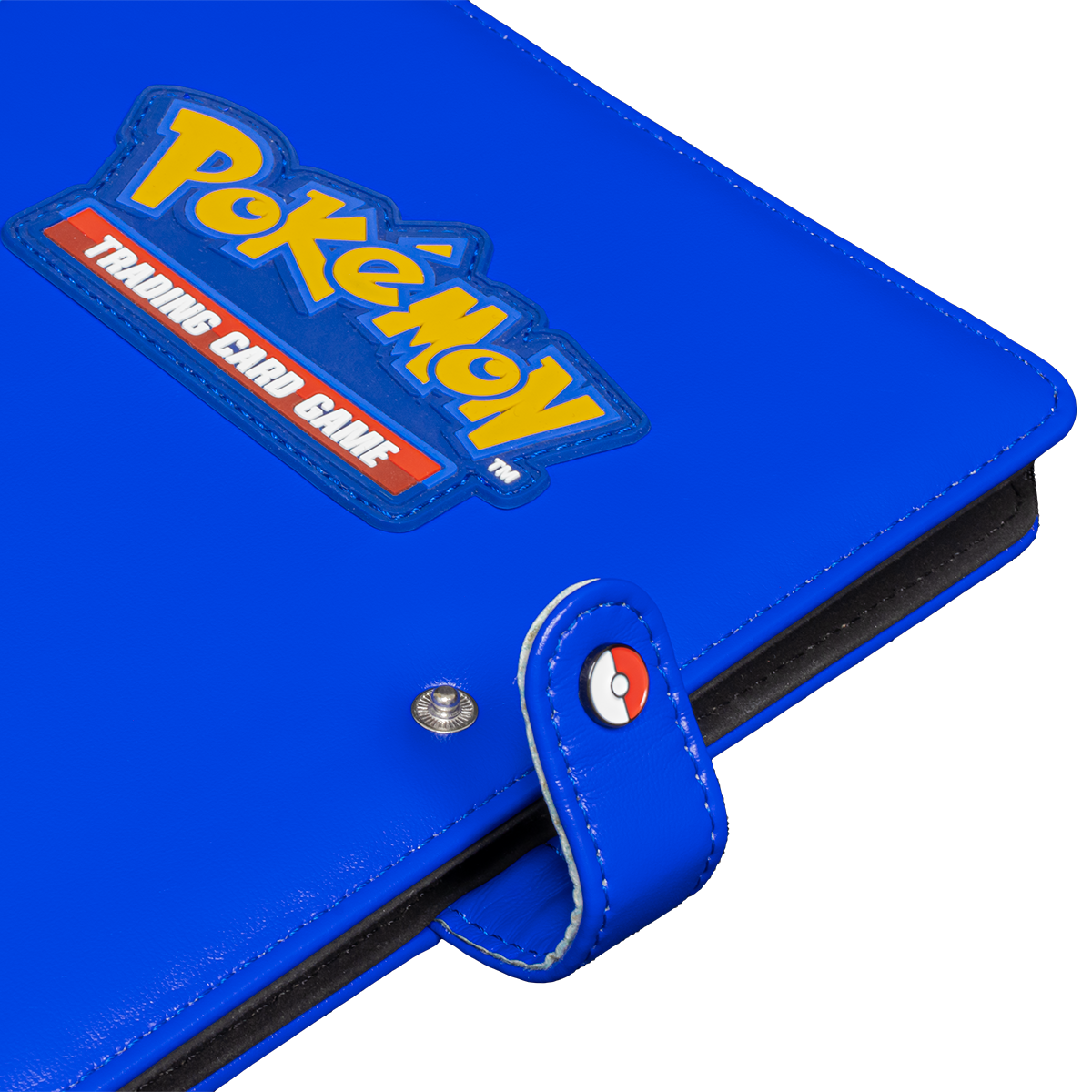 ultra-pro-premium-4-pocket-snap-binder-f-r-pok-mon-blau-kunstleder-f-r-160-karte image 3