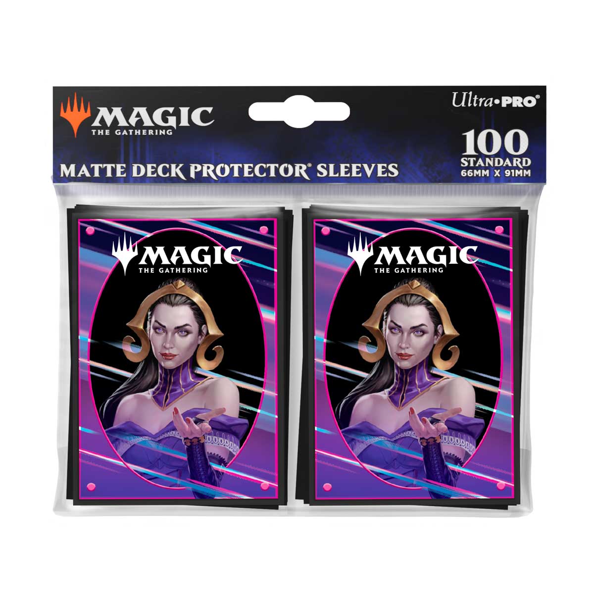 ultra-pro-foundations-liliana-100ct-deck-protector-sleeves-dark-f-r-magic-the-ga image 2