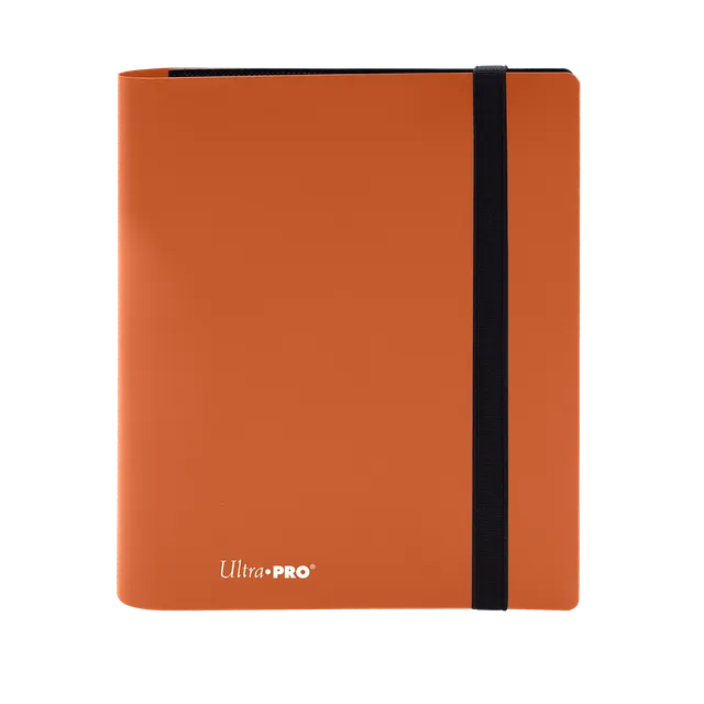 ultra-pro-eclipse-4-pocket-pro-binder-pumpkin-orange image 1