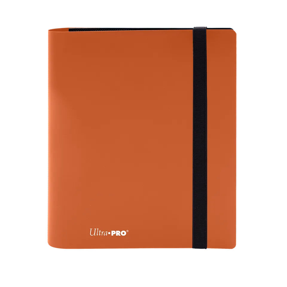 ultra-pro-eclipse-4-pocket-pro-binder-pumpkin-orange image 1