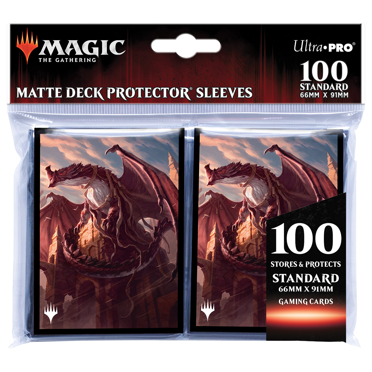 ultra-pro-strixhaven-velomachus-lorehold-standard-deck-protector-sleeves-100ct-f image 2