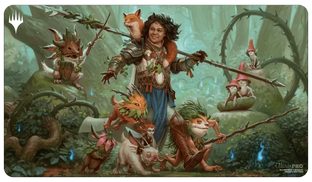 ultra-pro-magic-the-gathering-wilds-of-eldraine-ellivere-of-the-wild-court-playm image 1