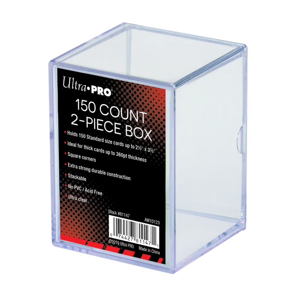 ultra-pro-2-piece-clear-150-karten-aufbewahrungsbox image 1